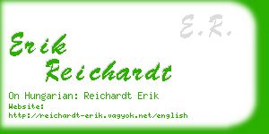 erik reichardt business card